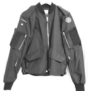 Red canoe summer flying jacket